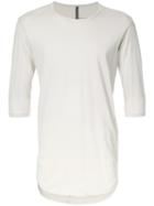 Kazuyuki Kumagai Curved Hem T-shirt, Men's, Size: 1, Nude/neutrals, Cotton
