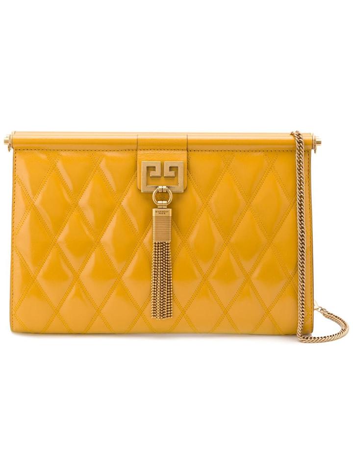Givenchy Gem Quilted Shoulder Bag - Yellow