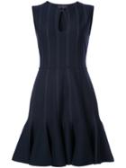 Giambattista Valli Cut Out Flared Dress - Blue