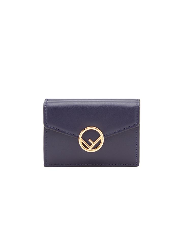 Fendi F Is Fendi Tri-fold Wallet - Blue