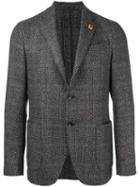 Lardini Two Button Blazer, Men's, Size: 54, Green, Polyester/wool