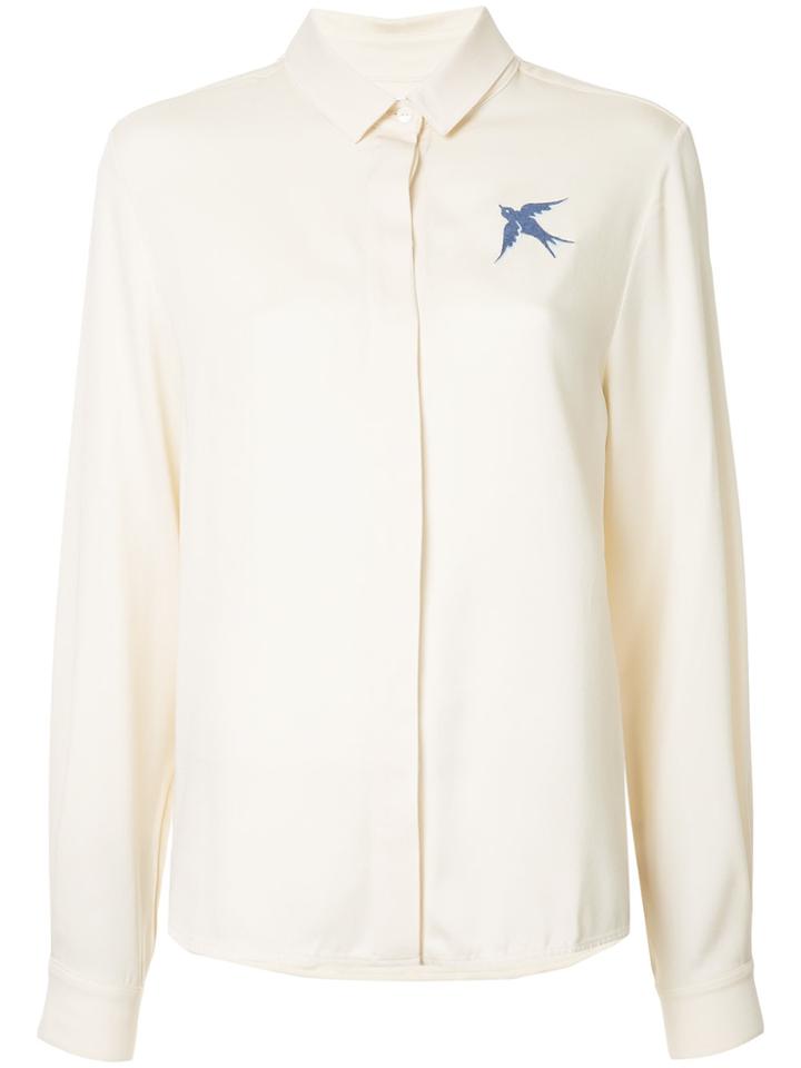 Jw Anderson Embroidered Bird Shirt - Nude & Neutrals