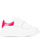 Alexander Mcqueen Pelle Cross Strap Sneakers - White