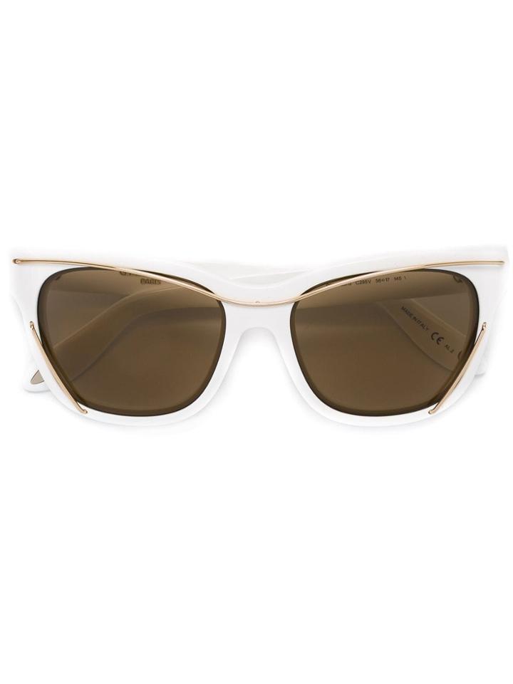 Givenchy Eyewear Givenchy Wire Sunglasses - White