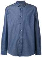Daniele Alessandrini Paisley Panel Shirt - Blue