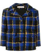 Marni Three-dimensional Checked Jacket