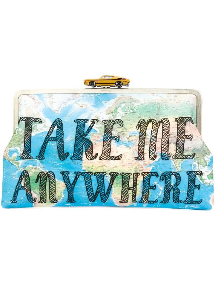 Sarah's Bag 'take Me Anywhere' Clutch, Women's, Blue