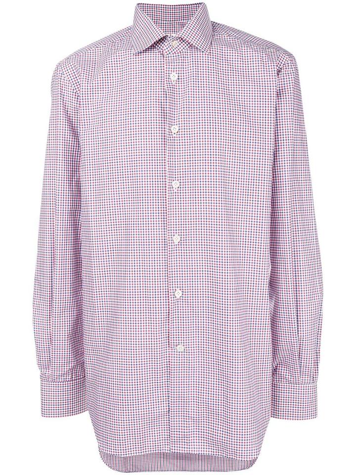 Kiton Classic Collared Shirt - White