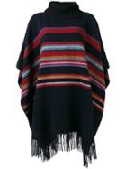 Tory Burch Ainsley Convertible Poncho - Blue