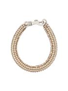 Christopher Kane Skinny Single Bolster Bracelet - Neutrals