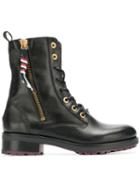 Tommy Hilfiger Military Ankle Boots - Black