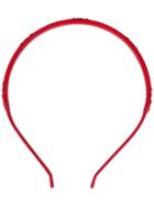 Salvatore Ferragamo Engraved Logo Headband - Red
