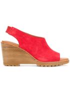 Sorel Wedged Sandals - Red