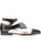 Santoni Ankle Strap Lace-up Shoes