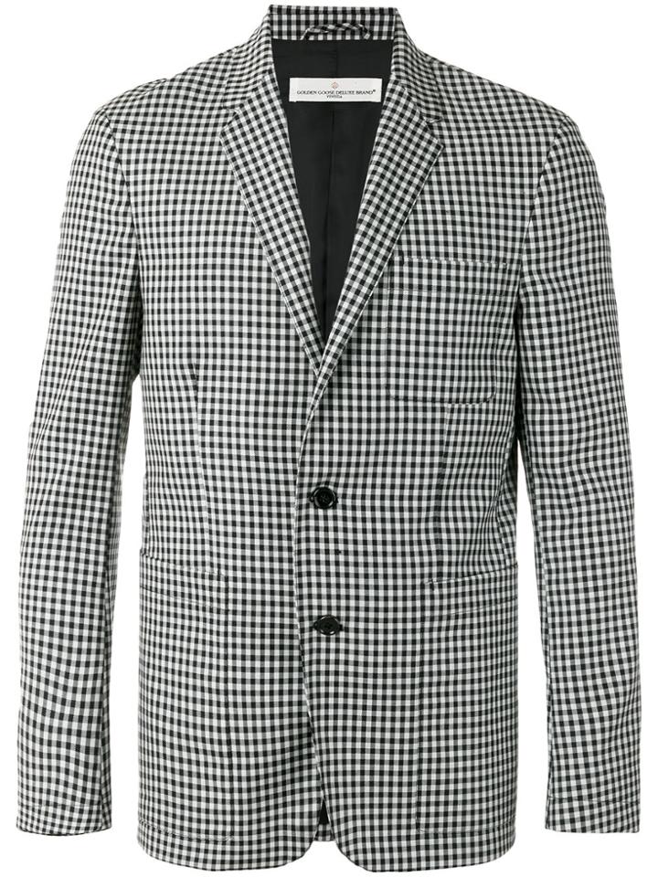 Golden Goose Deluxe Brand Checked Blazer - Black