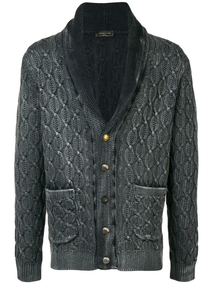 Gabriele Pasini Cable Knit Cardigan - Grey