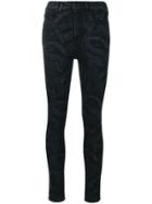 Marcelo Burlon County Of Milan Snake Skinny-fit Jeans - Black