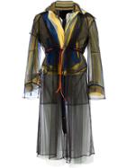 Quetsche Sheer Coat - Yellow & Orange