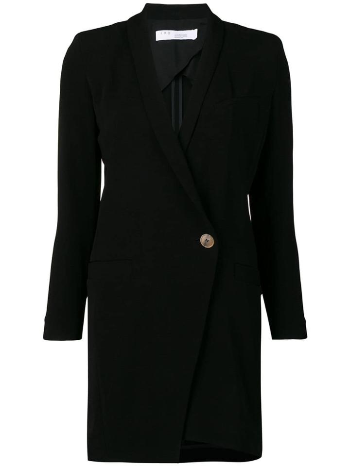 Iro Longsleeved Wrap Dress - Black