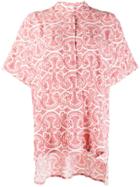 Jil Sander Litton Printed Shirt - Red