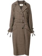 Ports 1961 Plaid Trench Coat - Nude & Neutrals