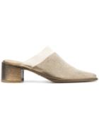 Cherevichkiotvichki Mid Heel Mules - Nude & Neutrals