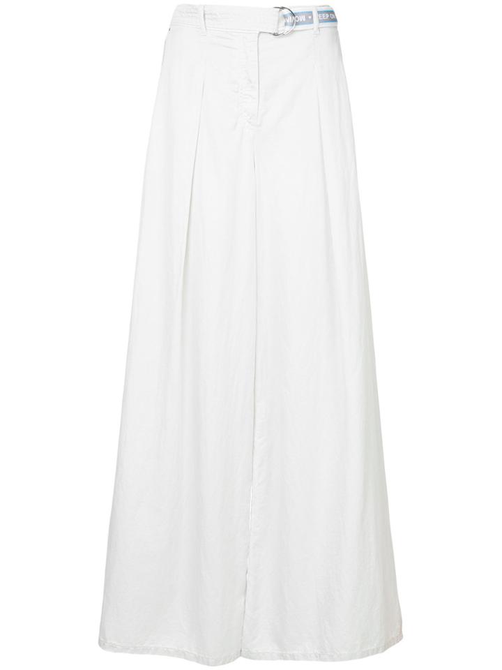 Marc Cain Belted Waist Flared Trousers - Grey