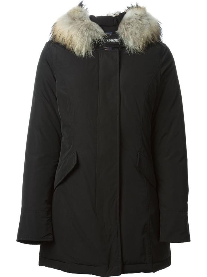Woolrich Racoon Fur Trimmed Parka