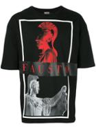 Fausto Puglisi Printed T-shirt, Men's, Size: 50, Black, Cotton