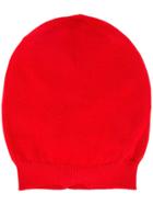 Rick Owens Cashmere Hat - Red