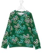 Mini Rodini Daisy Long-sleeved T-shirt, Girl's, Size: 9 Yrs, Green