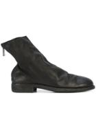 Guidi Slouchy Ankle Boots - Black