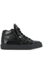 Giuseppe Zanotti Justy Patent Leather Sneakers - Black
