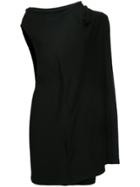 Yohji Yamamoto Vintage Asymmetric Layered Dress - Black