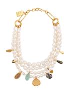 Lizzie Fortunato Jewels Mixed Charm Necklace - White