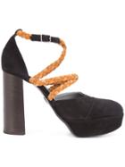 Ritch Erani Nyfc Braided Strap Pumps - Black