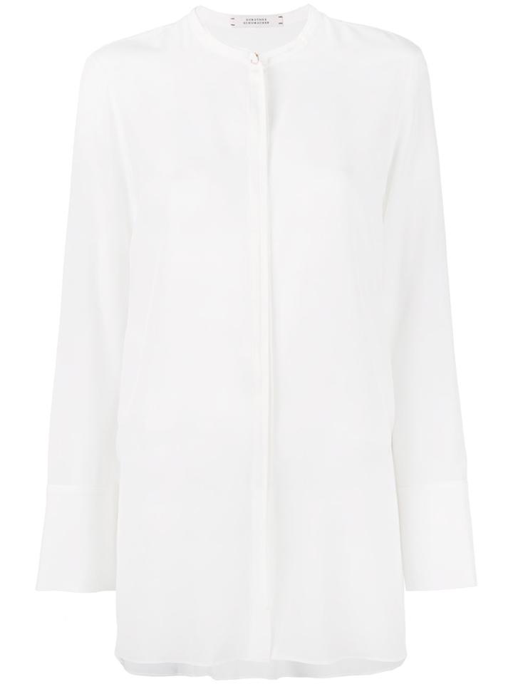 Dorothee Schumacher Tie Neck Blouse - White