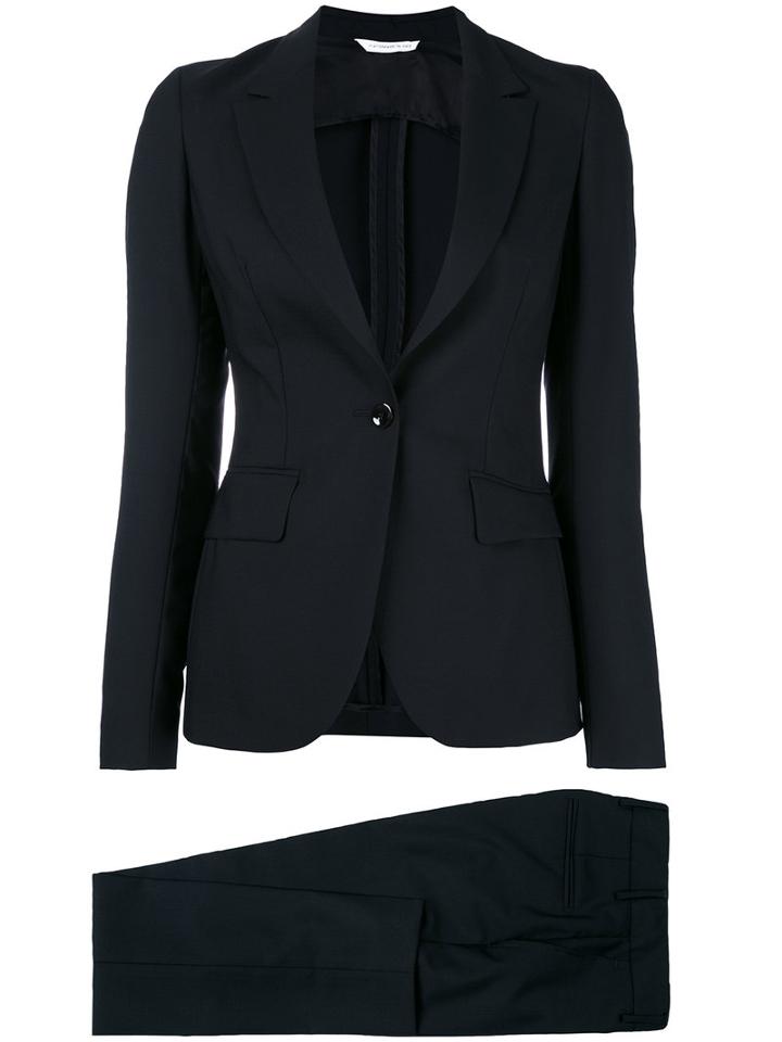 Tonello - Two Piece Suit - Women - Spandex/elastane/cupro/virgin Wool - 44, Black, Spandex/elastane/cupro/virgin Wool