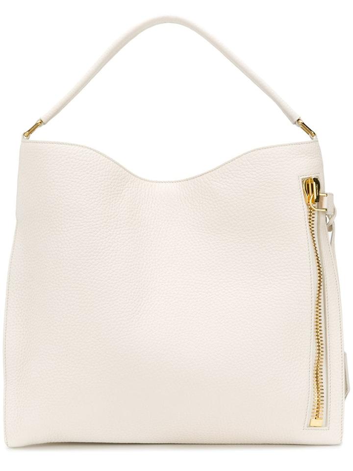 Tom Ford Alix Hobo Tote Bag - White