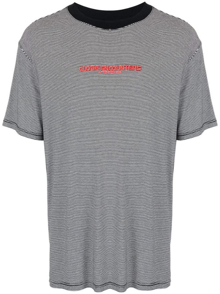 Marcelo Burlon County Of Milan C.e Stripes T-shirt - Black
