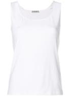 Le Tricot Perugia Fitted Tank Top - White