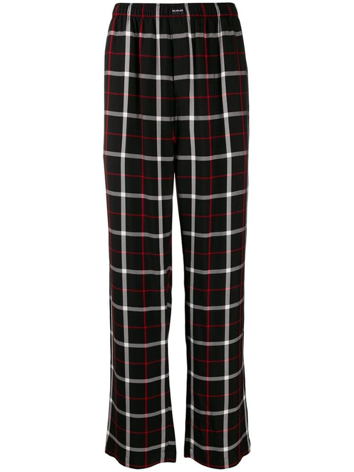 Balenciaga Pajama Style Trousers - Black
