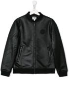 Karl Lagerfeld Kids Teen Bomber Jacket - Black