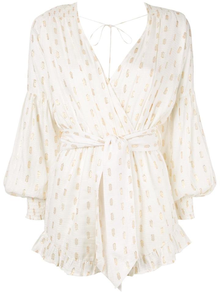Suboo Montana Wrap Playsuit - Neutrals