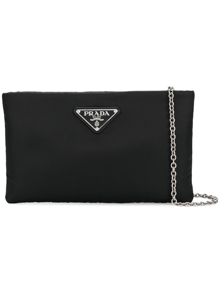 Prada Small Logo Pouch - Black