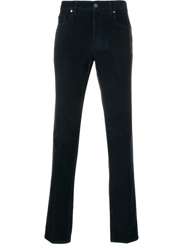 Z Zegna Classic Chino Trousers - Blue