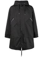 Stella Mccartney Structured Raincoat - Black