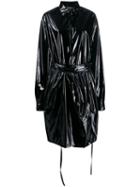 Barbara Bologna Belted Single-breasted Coat - Black