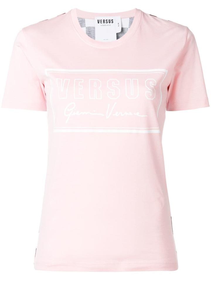 Versus Logo T-shirt - Pink & Purple