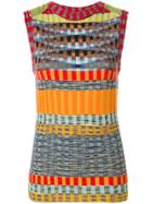 Missoni Ribbed Knit Top - Multicolour